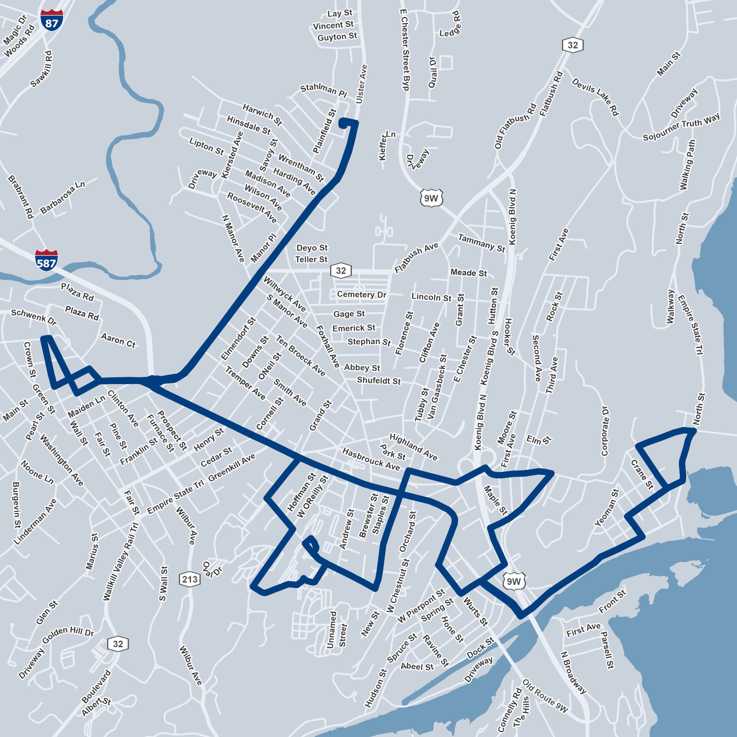 blue route